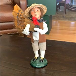 Byers Choice Pilgrim with turkey